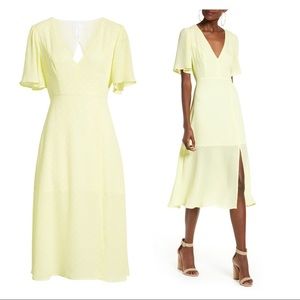 LEITH: Flutter sleeve backless midi dress!